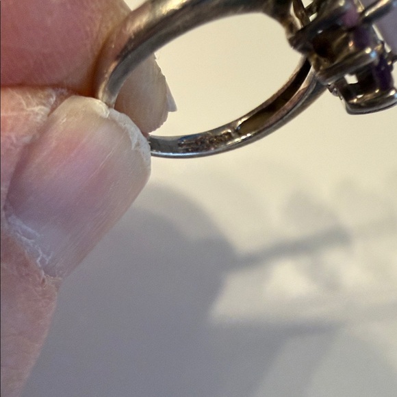 Amethyst  Gemstone Ring size 6 - Picture 4 of 4